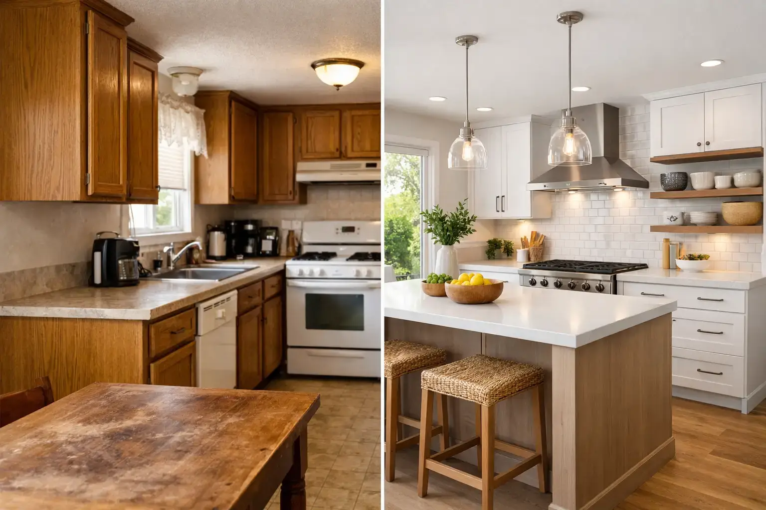 Kitchen Remodel Before and After Results