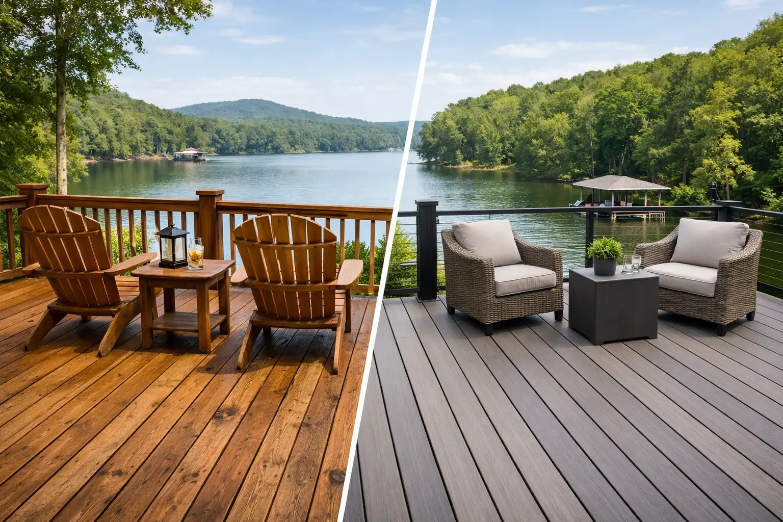 Wood Versus Composite Decking for Alabama Homes